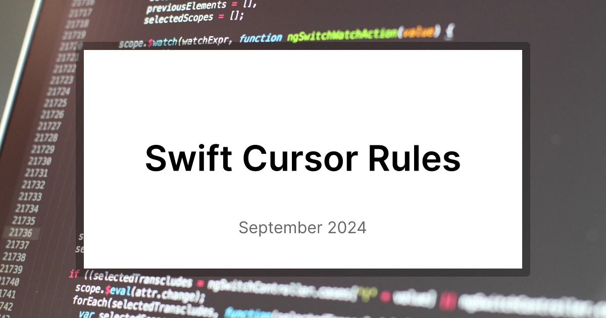 Exploring Cursor: Rules for AI Using cursorrules